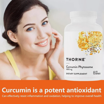 Thorne Curcumin Phytosome (Meriva) 1000mg 120 Capsules Free Shipping