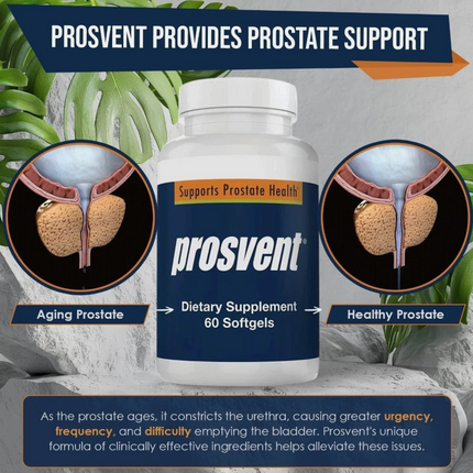 Advanced Men's Prostate Support Natural Supplement with Saw Palmetto, Vitamin D, Free Shipping