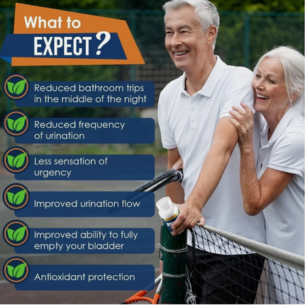 Advanced Men's Prostate Support Natural Supplement with Saw Palmetto, Vitamin D, Free Shipping