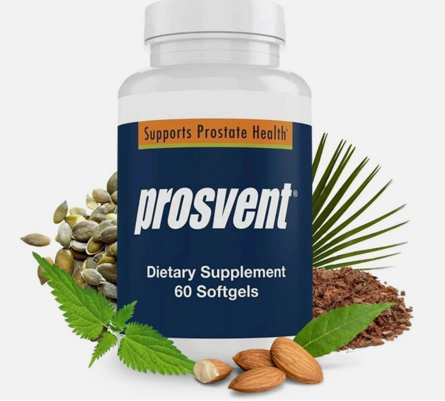 Advanced Men's Prostate Support Natural Supplement with Saw Palmetto, Vitamin D, Free Shipping