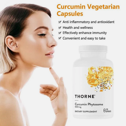 Thorne Curcumin Phytosome (Meriva) 1000mg 120 Capsules Free Shipping