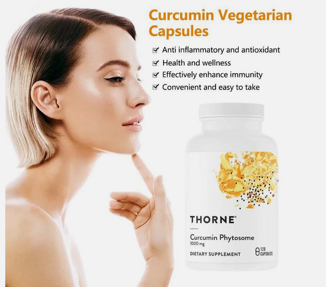 Thorne Curcumin Phytosome (Meriva) 1000mg 120 Capsules Free Shipping