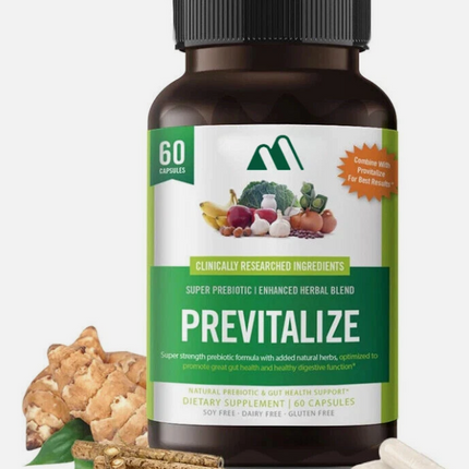 60 Capsules Previtalize Probiotic Element Food Capsules, Probiotic Fiber Free Shipping