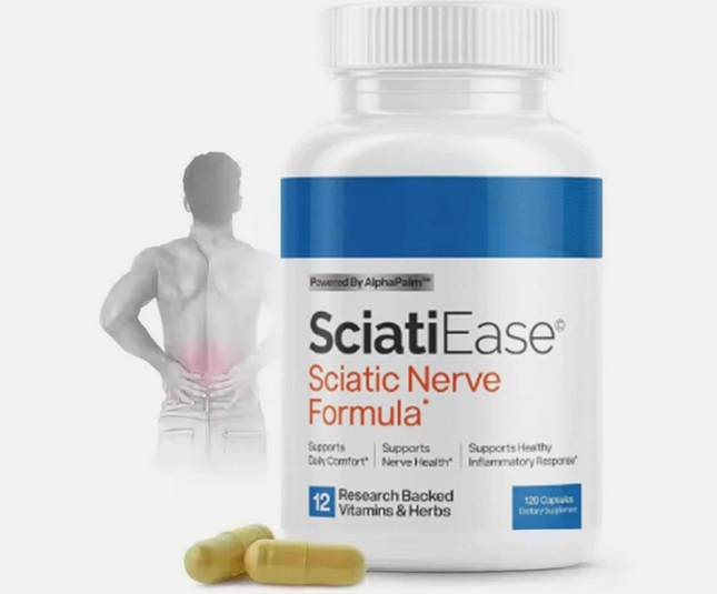 Sciatica Ease Capsules - Nervous System Health, Antioxidant·