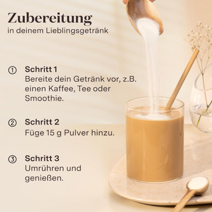 Glow25® Collagen Powder [450g] - Our Original - Collagen Hydrolysate - Peptides Type 1 and 3 - Good Solubility - Neutral