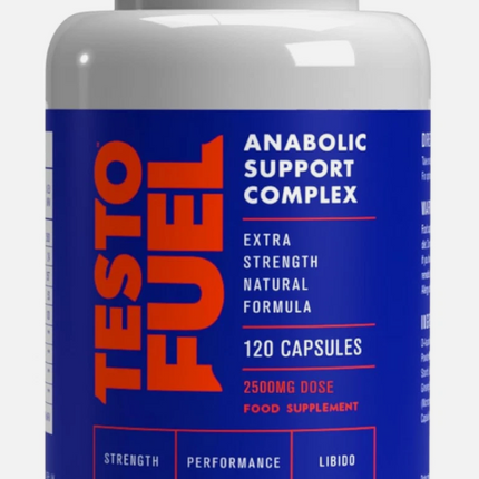 Testo Fuel - #1 Best Testosterone Test Booster for Men 120 Capsules Free Shipping