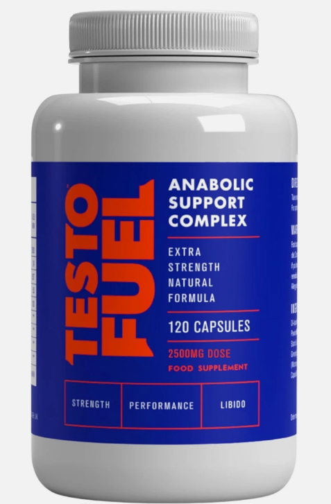Testo Fuel - #1 Best Testosterone Test Booster for Men 120 Capsules Free Shipping
