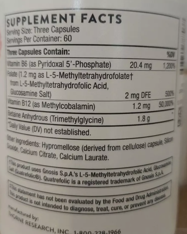 Thorne Methyl Guard 180 Caps