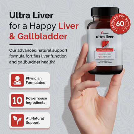 UpWellness Ultra Liver Supplement for Liver Health and Gallbladder Support  Free Shipping