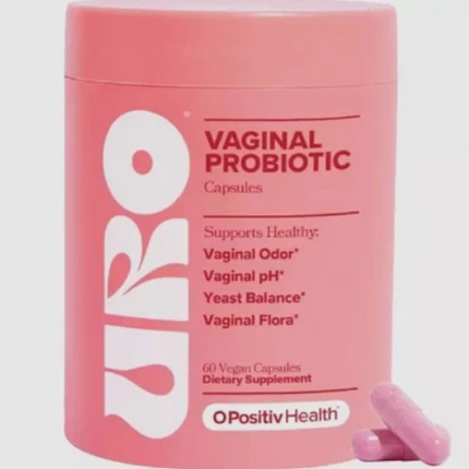 URO O Positiv Vaginal Probiotics for Women pH Balance/Prebiotics -Vaginal Health