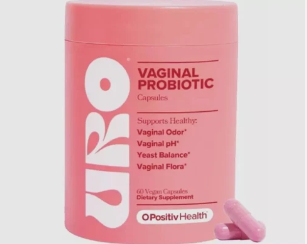 URO O Positiv Vaginal Probiotics for Women pH Balance/Prebiotics -Vaginal Health