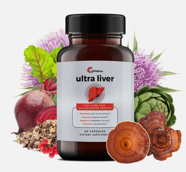 UpWellness Ultra Liver Supplement for Liver Health and Gallbladder Support  Free Shipping