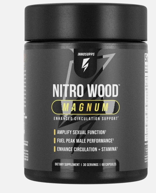 Inno Supps Nitro Wood MAGNUM Enhanced Circulation, Stamina, Sex Support Free Shipping